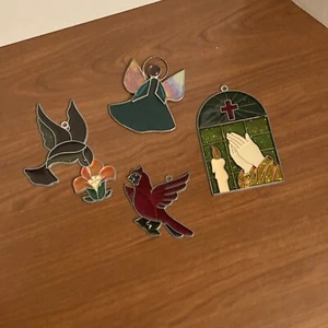 Sun catcher lot Praying Hands , Birds - Picture 1 of 9