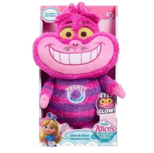 Disney Junior Alicia del País de las Maravillas Panadería Gato de Cheshire Chat & Brillo Peluche Suave 12 in - Imagen 1 de 12
