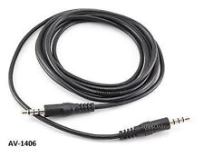 6ft CablesOnline 3.5mm (1/8") Stereo 4-Pole TRRS Male to Male Cable, AV-1406