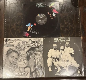 WARP 9 Vinyl Lot Beat Wave NUNK Light Years Away Jellybean Benitez PRISM Records - Picture 1 of 9