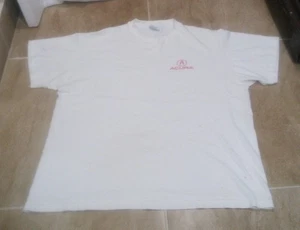 Vintage 80er Acura Shirt Logo weiß Kurzarm Einzelnaht Gr. L - Bild 1 von 18
