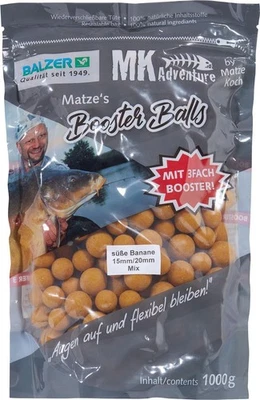 Balzer MK Booster Balls Süße Banane, gelb, 15 und 20mm, 1kg - Bild 1 von 2