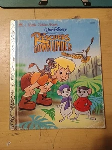 Walt Disney's The Rescuers Down Under (1990, A Little Golden Book) Hardcover - Picture 1 of 2
