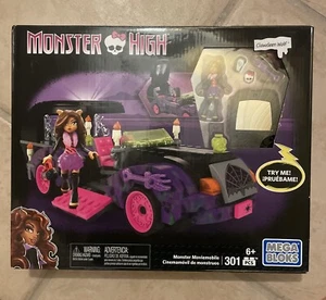 New MONSTER MOVIEMOBILE Mega Bloks CNF82 MONSTER HIGH Clawdeen Wolf 2015 Sealed - Picture 1 of 1