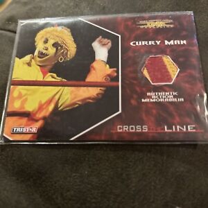 TNA Curry Man 2008 Cross The Line Silver Event Used Memorabilia Card /50