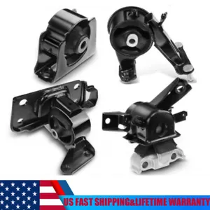 4PC Engine Motor & Trans Mount for Toyota RAV4 2006-2008 L4 2.4L 2WD 1237128190 - Foto 1 di 12