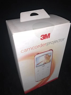 NEW 3M Shoot 'n Share HD Camcorder with Projector, White/Black (CP45B) - Image 1 of 3
