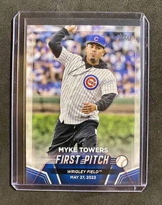 2024 Topps Series 2 Baseball Myke Towers primo lancio #FP-2 Chicago Cubs - Foto 1 di 2