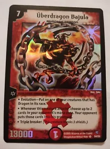 Uberdragon Bajula DUEL MASTERS ORIGINAL CCG HOLO Very Rare Vintage CARD NM 🐲 - Picture 1 of 7