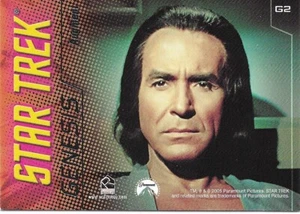 Star Trek Enterprise Season 4 GENESIS INSERT CARD G2 Augment - Picture 1 of 2