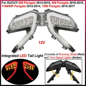 Señales de giro de luz trasera LED integradas para DUCATI 899,959,1199/S/R,1299 Panigale - Imagen 1 de 10