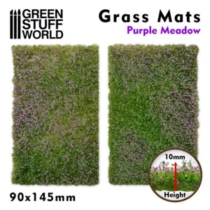 Grass Mat Cutouts - Purple Meadow - Warhammer 40K modelling scenography - Picture 1 of 2