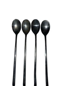 TOWLE Living 4 Forged Tea Spoons Silver Lot Of 4 Stainless Steel - Picture 1 of 4