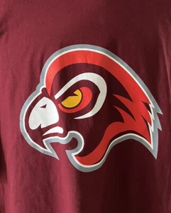 Fairmont State University Freddie the Falcon Maroon Cotton T Shirt 3XL - Imagen 1 de 2