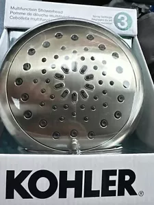 Kohler Avail 3 Mode Shower-HEAD. Model R31299-G-BN. BRUSHED NICKEL 🔥BRAND NEW - Picture 1 of 7
