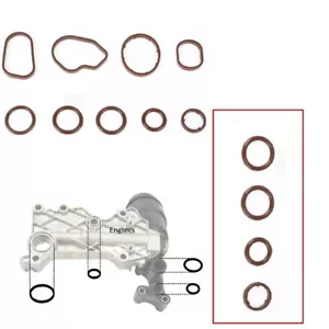 9Stück Ölkühler Dichtungssatz für Mercedes W204 W212 OM651 Motoren 6511801310 ^ - Bild 1 von 9