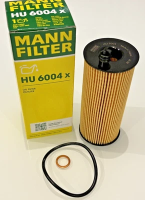 Original Oil Filter MANN-FILTER HU 6004 x for BMW Mini Toyota N47 N57 Engines - Image 1 of 4