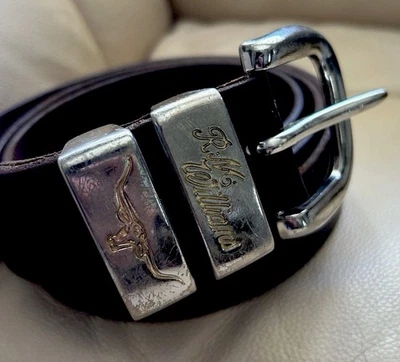 RM Williams Drover Belt Brown 100% Australian Leather 40 Inches - image 1 of 4