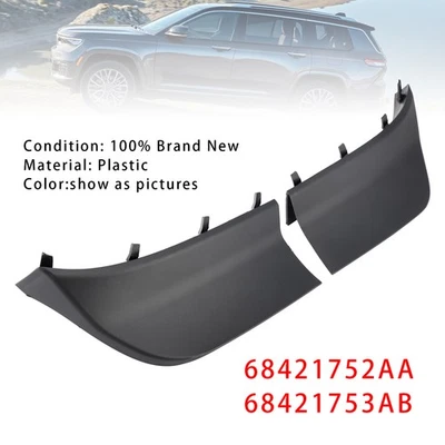 Front Left+ Right Fascia Spat 68421752AA 68421753A For Jeep Grand Cherokee 21-24 Foto 1 de 4