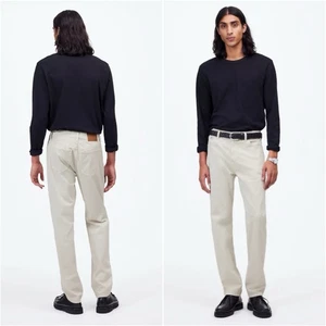 Madewell The Allday 1991 Straight-Leg Pant Form Grey Mens Size 32x30 NWT Office - Picture 1 of 12