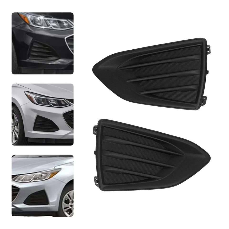 Front Left+Right Bumper Fog Light Cover for Chevrolet Cruze L LS LT 1.4L/LT 2019 Foto 1 de 4