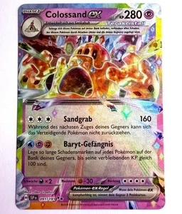 SSP DE 091/191 Double Rare Colossand EX / Palossand EX Pokémon Karte Deutsch NM - Picture 1 of 1