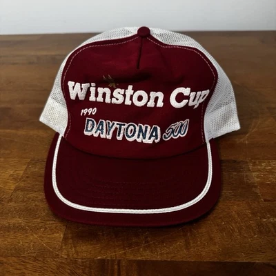 Gorra de camionero vintage Winston Cup Daytona 500 Snapback hecha en EE. UU. NASCAR Foto 1 de 4