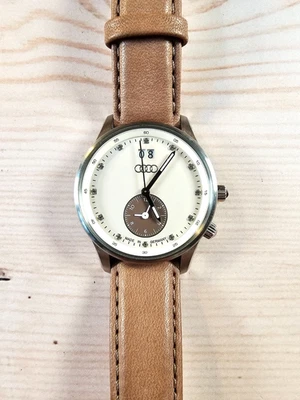 Audi Classic Business Sport Dual Time Zone GMT Swarovski Crystal Ladies - 36mm - Image 1 of 4