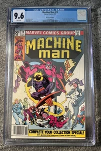 Machine Man #19 (1981) CGC 9.6 1st Appearance Of Jack O’ Lantern Newstand - Bild 1 von 2