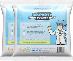 Foam Powder Pack of 2, Makes up to 240 Gallons of Foam Party Fun for Foam Machin - Picture 1 of 12