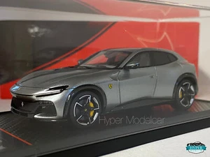 BBR Model 1/43 FERRARI PUROSANGUE PANORAMIC 2022 TITANIUM GREY BBRC283A - Foto 1 di 4