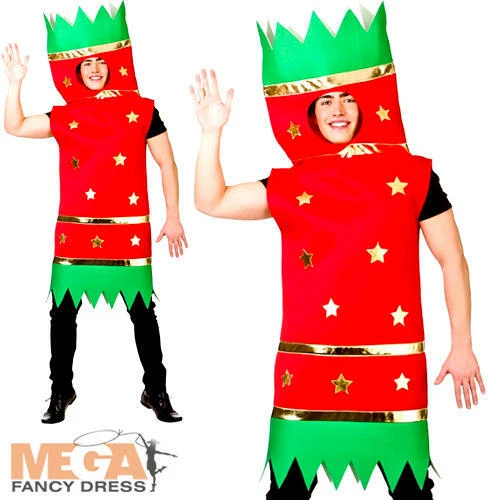 WICKED COSTUMES LTD Christmas Cracker Adults Fancy Dress Festive Season Xmas Mens Ladies Costume New
