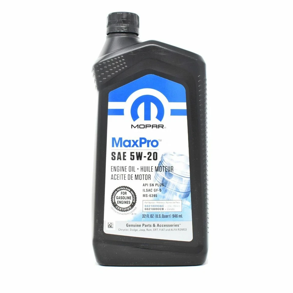 MOPAR 5W20 1L olio motore Chrysler JEEP Dodge Ram