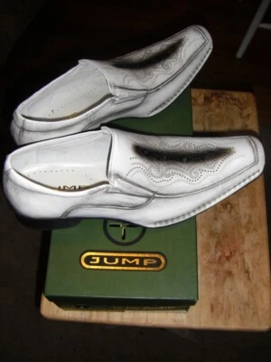 Jump 'Wild' белый мокасины туфли размер 12 совершенно новый в коробке РЕДКАЯ! - Изображение 1 из 4