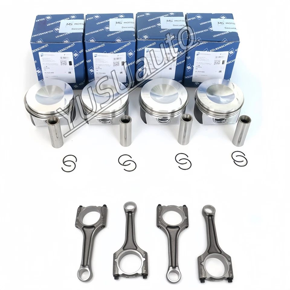 Piston Ring Assembly & Con Rods 20MM Fit For VW EOS GTI Rabbit Audi A3 S3 BPY — 第 1/4 张图片