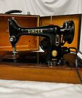 Singer 99K Model Vintage Sewing Machine 1954 With Case Untested Collect LS14