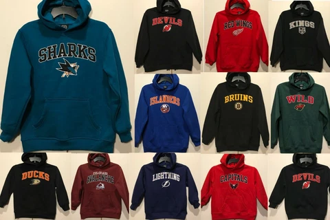 New NHL Boy's Hoodie Winter Hooded Sweatshirt Hockey Shirts Youth Kids - PICK1 Cover