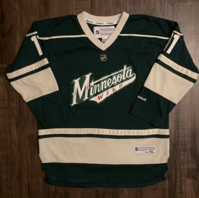 Camiseta Minnesota Wild Parise Reebok NHL Auténtica Talla Juvenil L/XL Foto 1 de 4