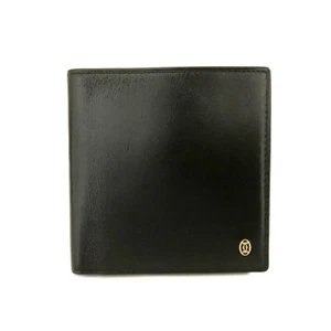 Pasha de Cartier Leather Bifold Wallet Black/8BD1076 - Picture 1 of 8