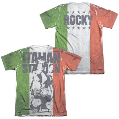 ROCKY STALLION Sublimated Licensed Adult Men's Graphic Tee Shirt SM-3XL - Image 1 of 3