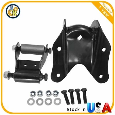 Комплект кронштейнов подвески задней листовой пружины для 80–96 Ford F-350 Bronco F-250 - Изображение 1 из 4