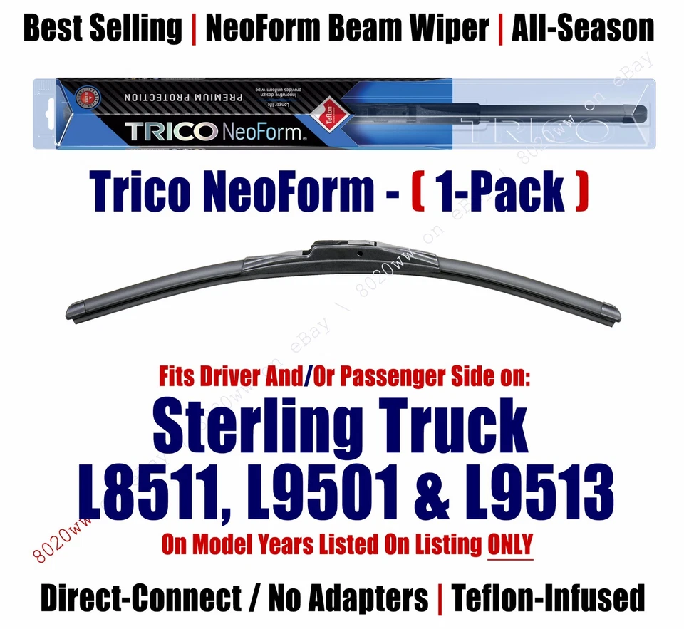 Cantidad 1 Premium NeoForm limpiaparabrisas apto para camión Sterling 1999-2000 L8511 L9501 L9513 16200 Foto 1 de 1