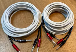 Chord Rumour X Speaker Cable 4m pair (2 x 4m) - Factory Terminated Ohmic Plugs - Picture 1 of 8