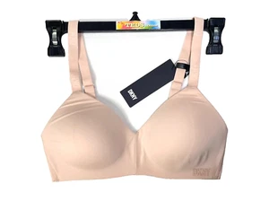 NWT DKNY Women's 32B Litewear Active Comfort Wirefree Bra DK7934 Blush - Picture 1 of 8