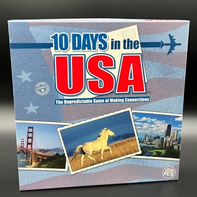 2003 Out of the Box Games 10 Days in the USA Strategy Board Game Complete - Image 1 of 4