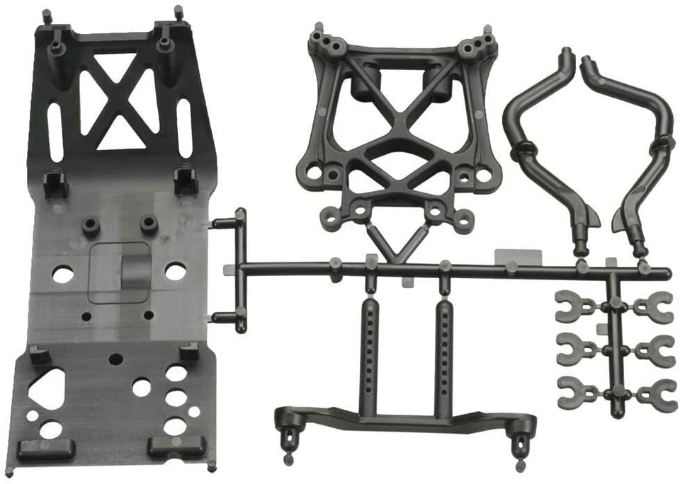 HPI RACING 85234 SKID PLATE BODY MOUNT SHOCK TOWER SET - SAVAGE  - Image 1 of 1