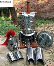 New listing
Medieval Roman King Leonidas 300 Spartan Helmet W/Red Plume + Muscle Body Armor