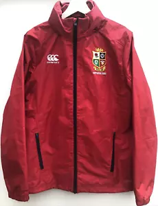 British Lions Jacket Canterbury NZ 2017 Red Supporters Hooded Womens 12 L - Picture 1 of 11