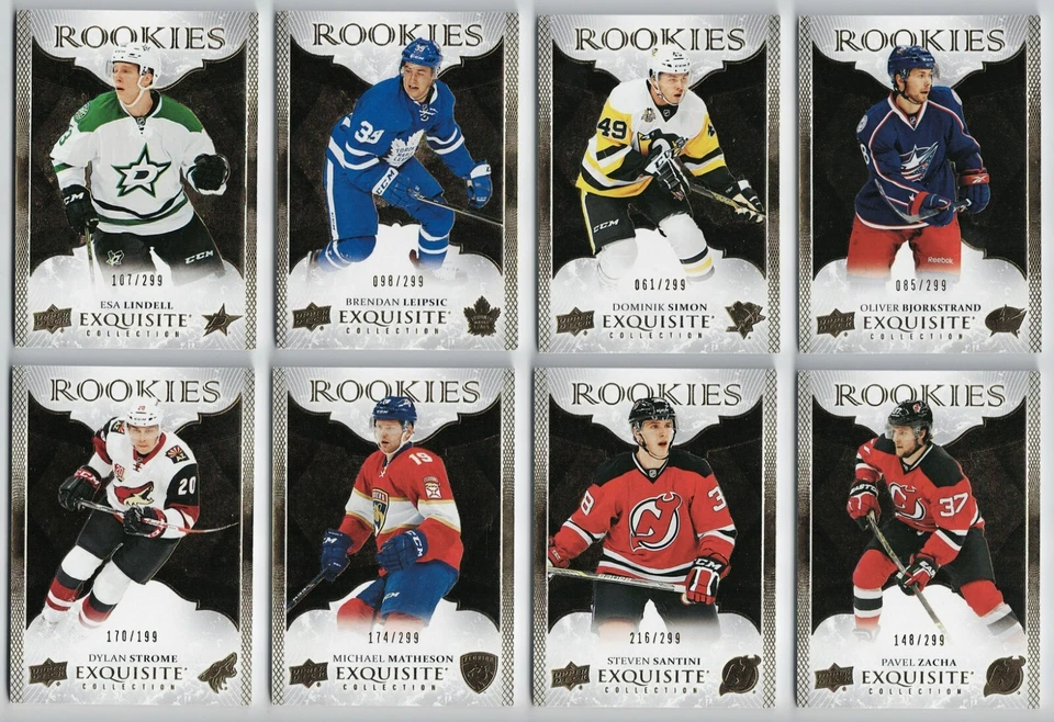2016-17 Exquisite Collection Rookie Base set #/299 #/199 RC Pick From List !! - Image 1 of 1