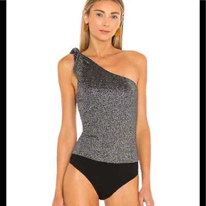 NWOT Lovers + Friends Mimi Bodysuit Sz M Black - Picture 1 of 12